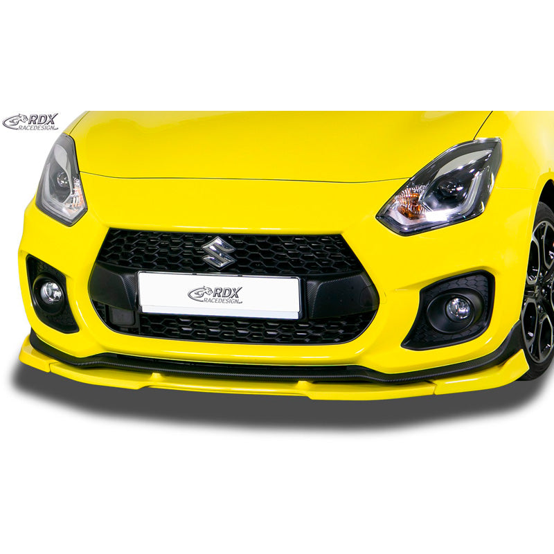RDX Racedesign, przedni spoiler Vario-X, pasuje do Suzuki Swift IV Sport (RZ/AZ) 2018- (PU)