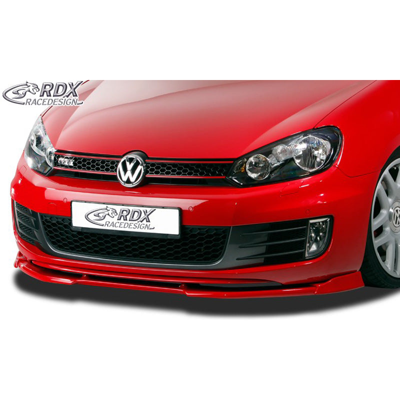 RDX Racedesign, Vario-X Front spoiler, Fits Volkswagen Golf VI GTD/GTi (2008-2012), Untreated PU