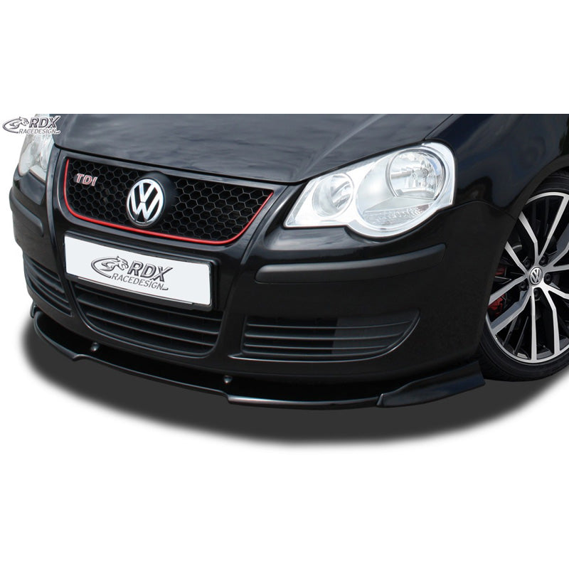 RDX Racedesign, przedni spoiler Vario-X, pasuje do Volkswagen Polo 9N2 2005-2009 incl. GTi (PU)