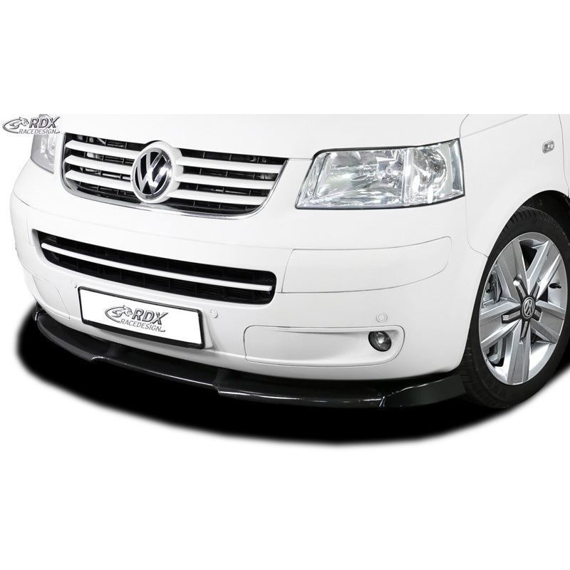 RDX Racedesign, przedni spoiler Vario-X, pasuje do Volkswagen Transporter T5 2003-2009 (lakierowany zderzak) (PU)