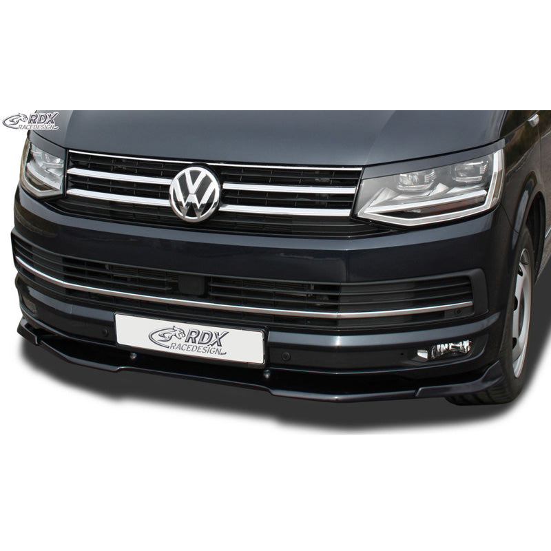 RDX Racedesign, přední spoiler Vario-X, pasuje na Volkswagen Transporter T6 2015-2019 (lakovaný i nelakovaný nárazník) (PU)