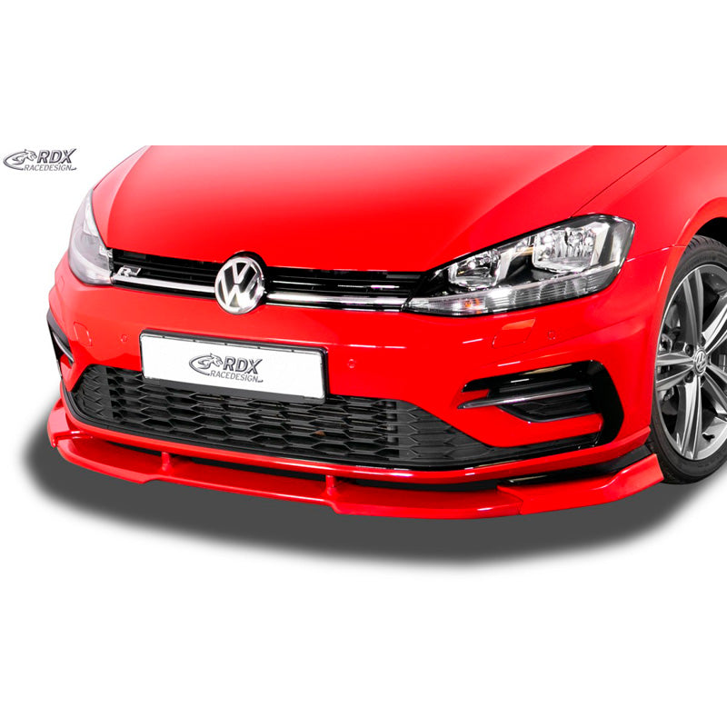 RDX Racedesign, przedni spoiler Vario-X, pasuje do Volkswagen Golf VII R-Line Facelift 2017-, nieobrobione PU