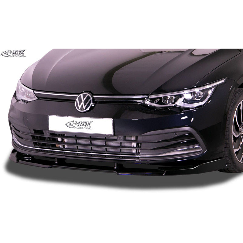 RDX Racedesign, przedni spoiler Vario-X, pasuje do Volkswagen Golf VIII HB/Variant 2020- z wyłączeniem R/R-Line/GTi/GTD/GTE (PU)