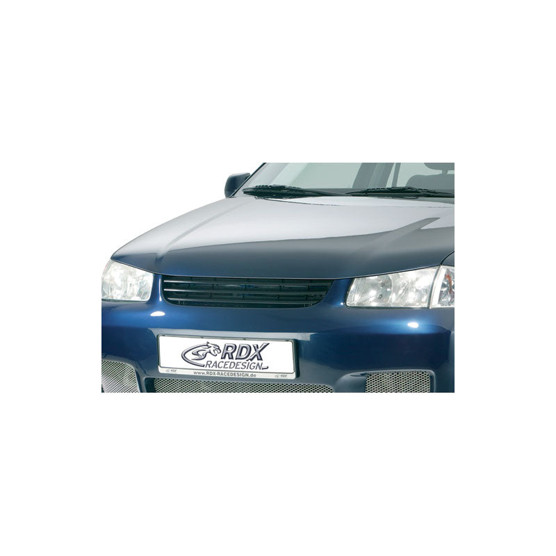 RDX Racedesign, Hood extension, fits Volkswagen Polo 6N2 1999-2001 + integrated bonnet insert (Metal)