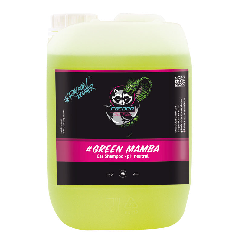 Racoon, GREEN MAMBA Car Shampoo - pH Neutral - 5000ml