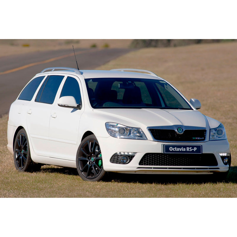 AutoStyle, Aleta delantera para Skoda Octavia 2009-2012 'RS-Look' incl. rejilla, DRL y faros antiniebla - Sin pintar