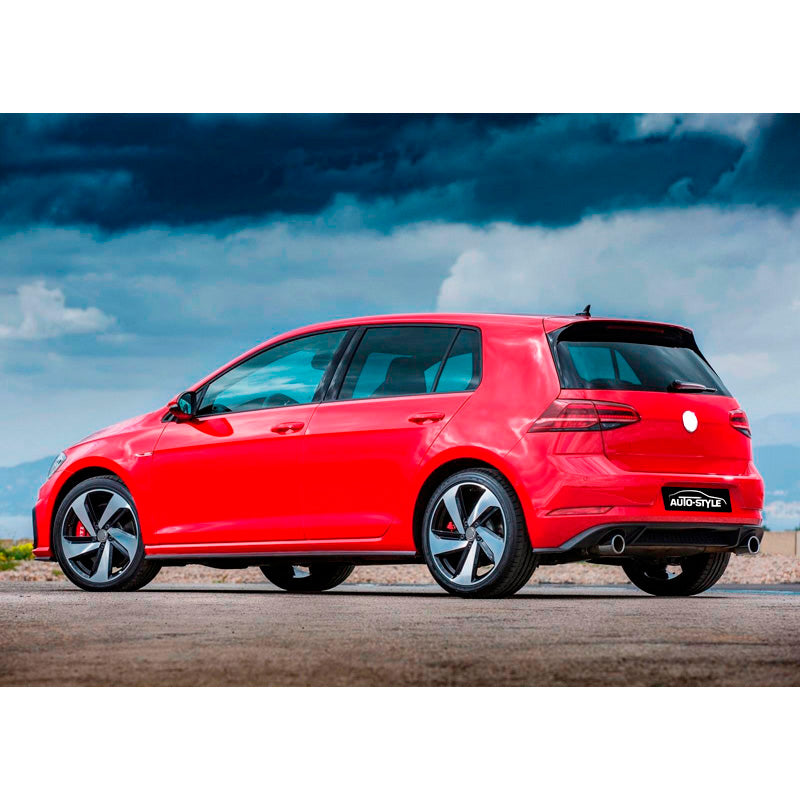 AutoStyle, Boczna dokładka zderzaka GTi-Look do Volkswagen Golf VII Facelift 2017 - PP