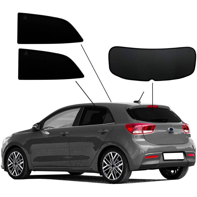 SunClip, Solgardin & Privatlivsbeskyttelse, passer til Kia Rio IV (YB) (2017-2023)
