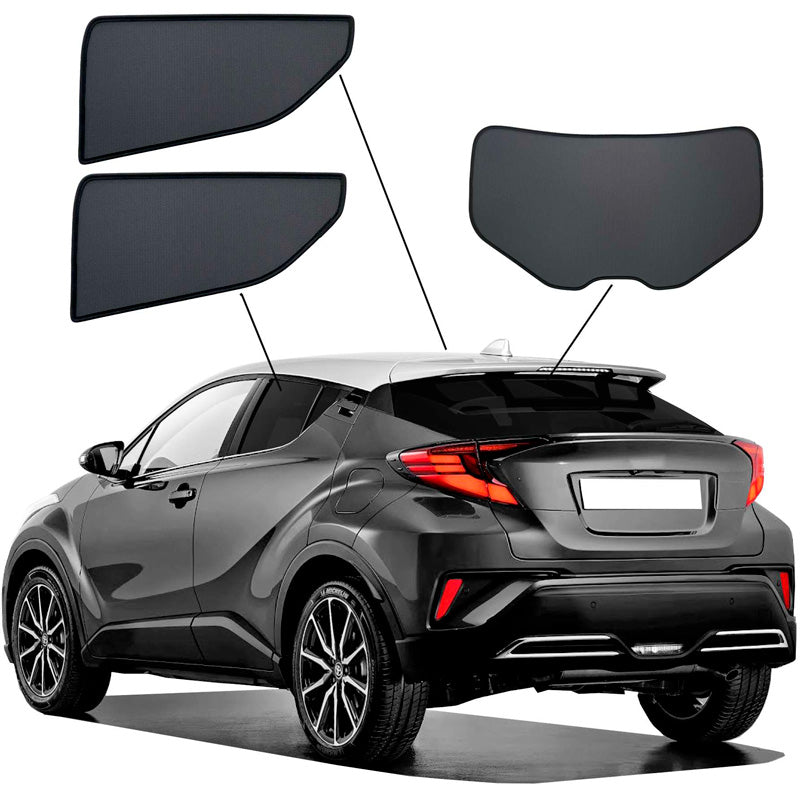 SunClip, Tendina parasole, compatibile con Toyota C-HR (X1) (2016-2023)