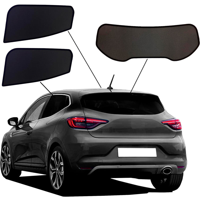 SunClip, Privacy & Solbeskyttelse Solgardin, passer til Renault Clio V (BF) HB 5-dørs (2019-)