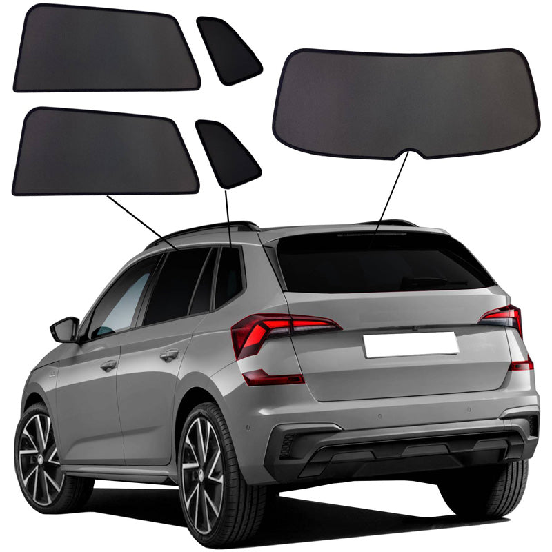 SunClip, zonnescherm en zonfilter, past op Skoda Kamiq (NW) Facelift (2024-)