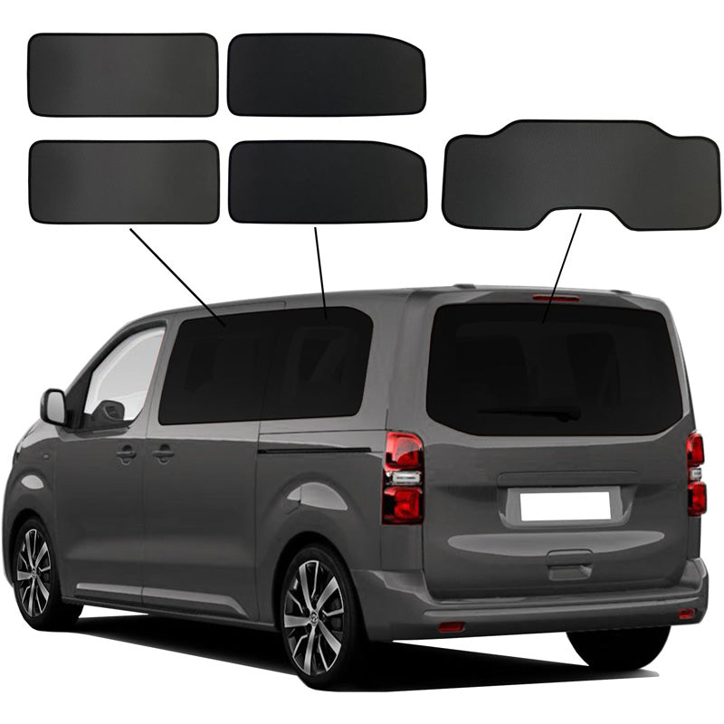 SunClip, Solgardin, passer til Citroën Spacetourer XL (2016-), Fiat Ulysse (2022-), Opel Zafira Life L2 (2019-), Peugeot Traveller L2 (2016-), Toyota Proace Verso L2 (2016-)