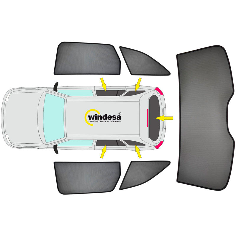 SunClip, tendina parasole e protezione della privacy, adatta a Dacia Bigster (2024-)