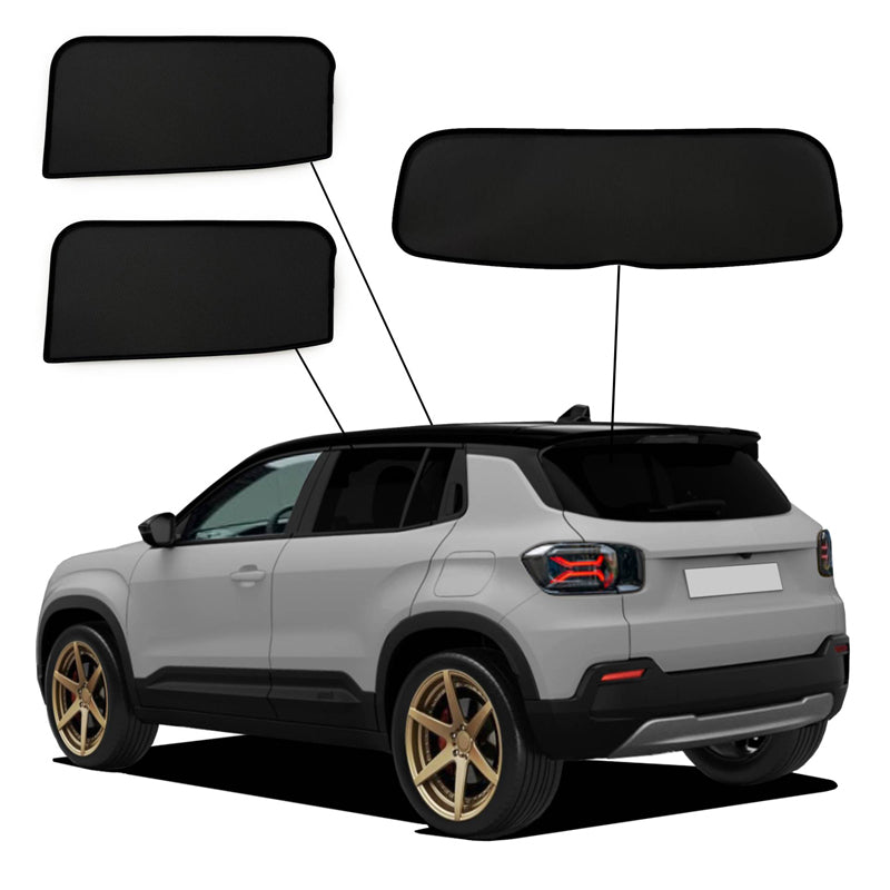SunClip, Solgardin & Vinduesbeskyttelse, passer til Jeep Avenger (J2) (2023-)
