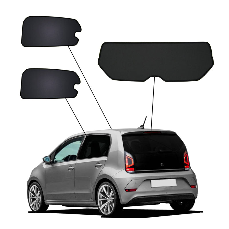 SunClip, Solgardin & Solfilter, passer til Volkswagen Up! & Seat Mii & Skoda Citigo 5-dørs (2011-)