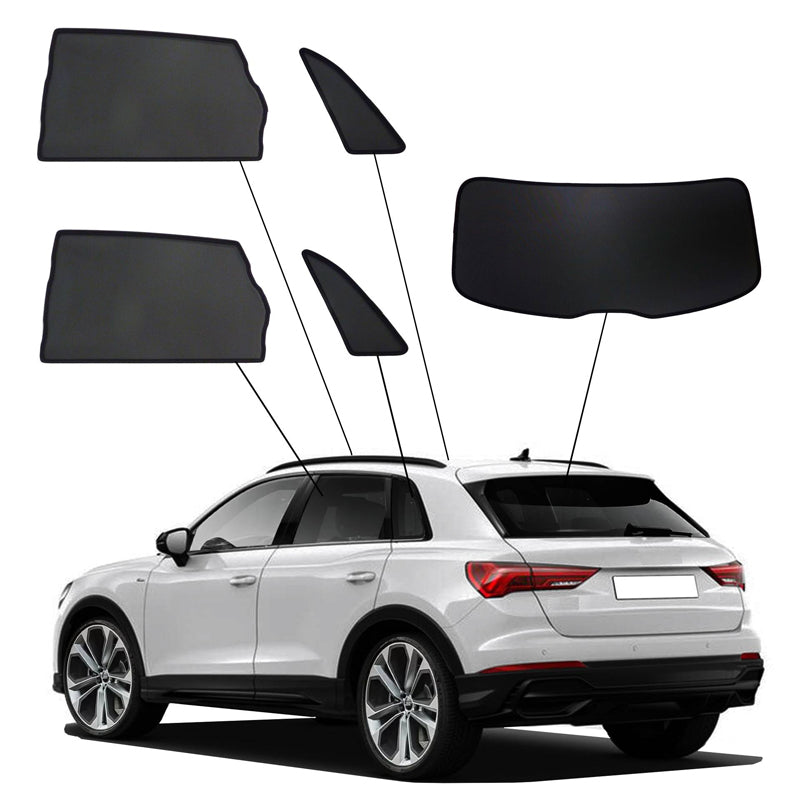 SunClip, Pare-soleil et pare-soleil, compatible avec Audi Q3 (F3B) (2019-2025, excl. Sportback)