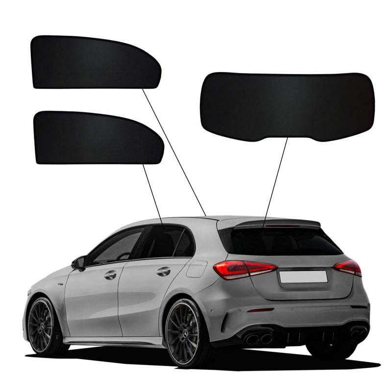 SunClip, Solgardin, Privacy & Solbeskyttelse, passer til Mercedes A-Class W177 HB 5-dørs (2018-)