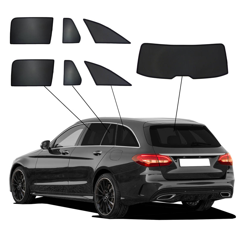 SunClip, Tendina parasole, compatibile con Mercedes C-Class W205 Kombi (2014-2021)