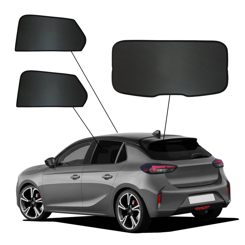 SunClip, osłona przeciwsłoneczna i ochrona prywatności, pasuje do Opel Corsa F 5-drzwiowy (2019-)