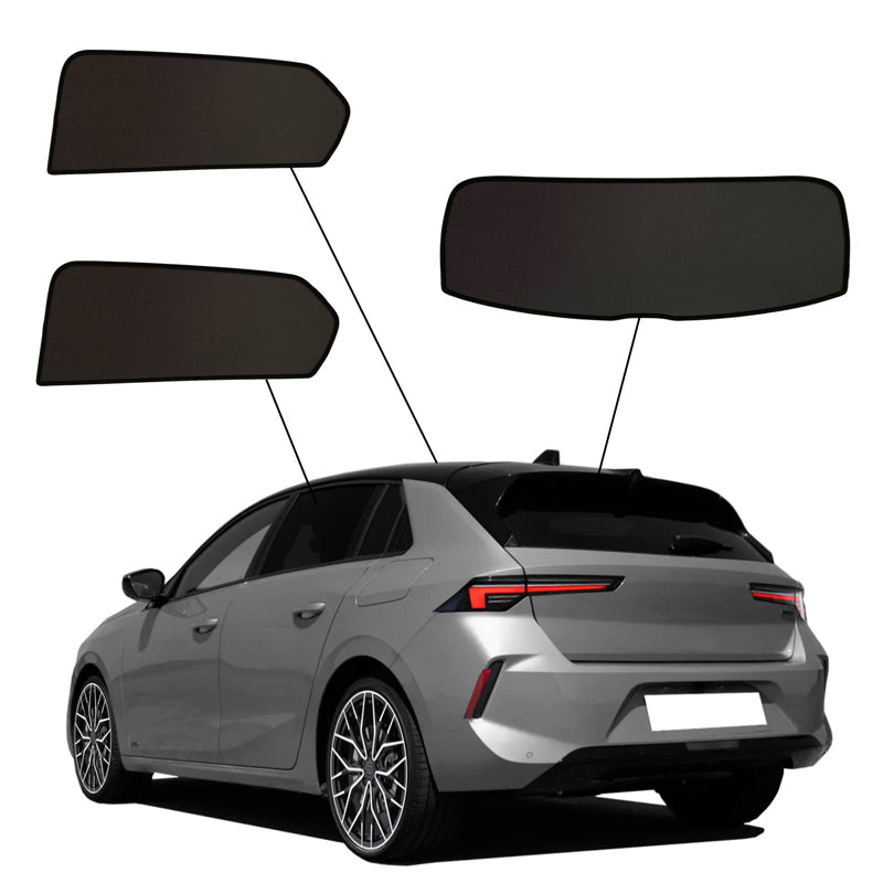 SunClip, parasol, privacidad y protección solar, compatible con Opel Astra L HB 5 puertas (2021-)