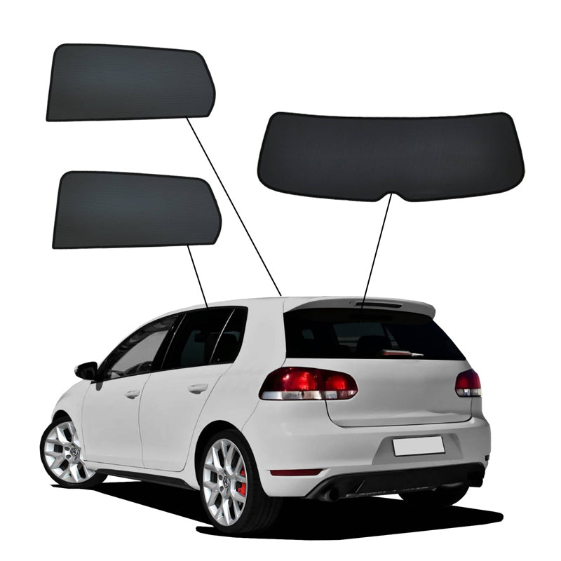 SunClip, sluneční clona & zástěna soukromí, vhodné pro Volkswagen Golf VI HB 5-dveřový (2008-2012)