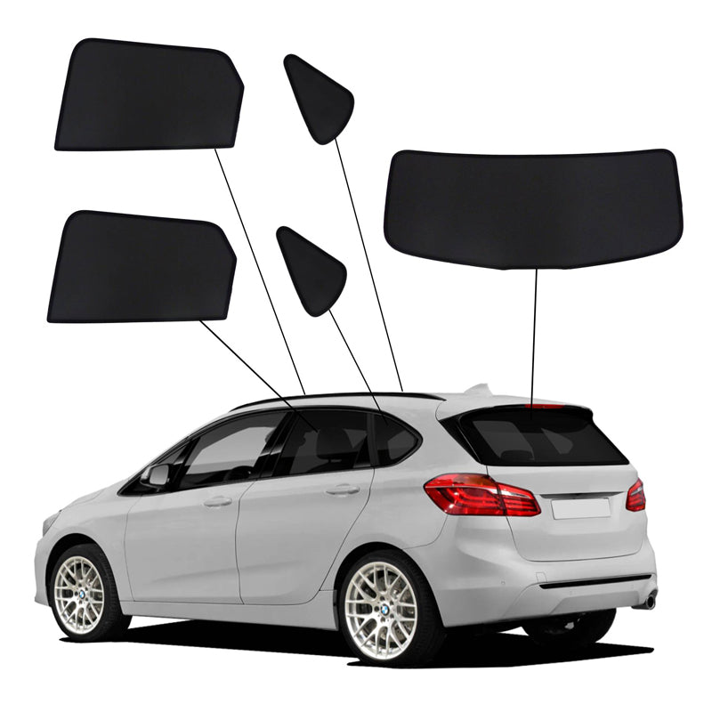 SunClip, Solgardin, Privacy & Solbeskyttelse, passer til BMW 2-Series F45 Active Tourer (2014-2021)