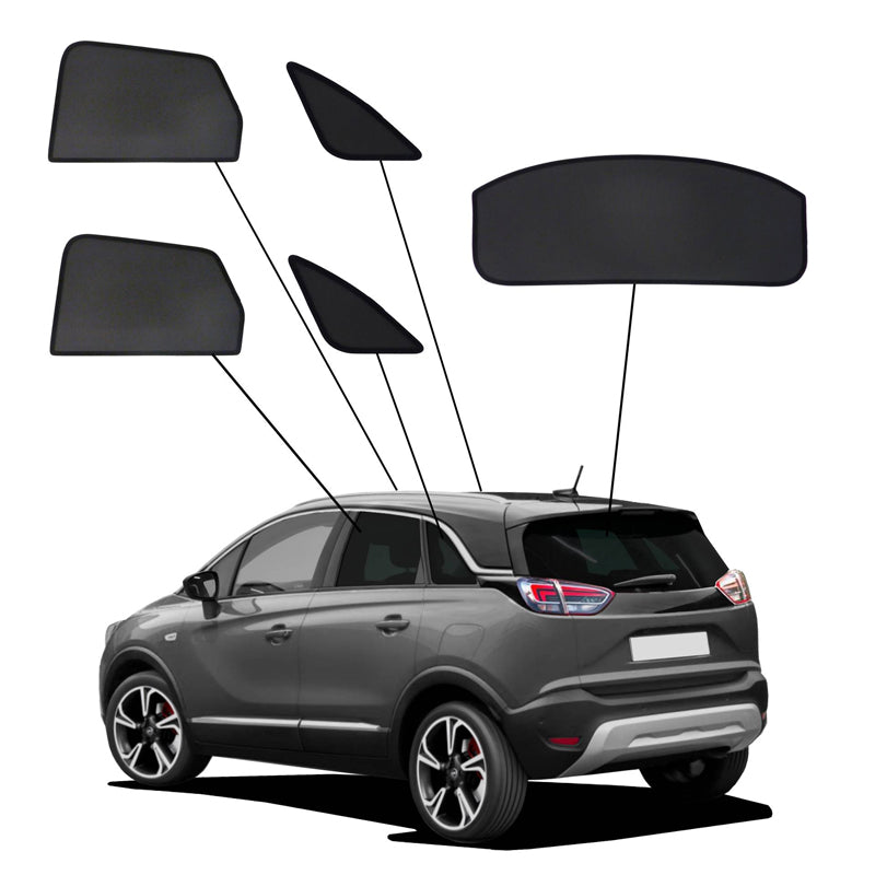 SunClip, sluneční clona & ochrana soukromí, pasuje na Opel Crossland X (2017-)