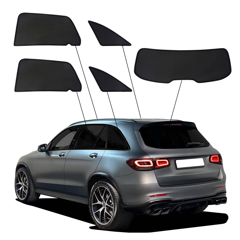 SunClip, Solgardiner & Solbeskyttelse, passer til Mercedes GLC (X253) (2015-2022)