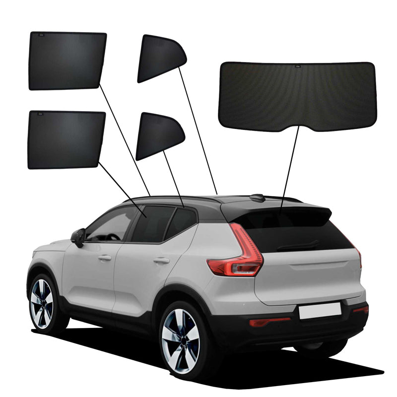 SunClip, ochrana proti slunci a clona soukromí, vhodné pro Volvo XC40 (2017-) & EX40 (2024-)