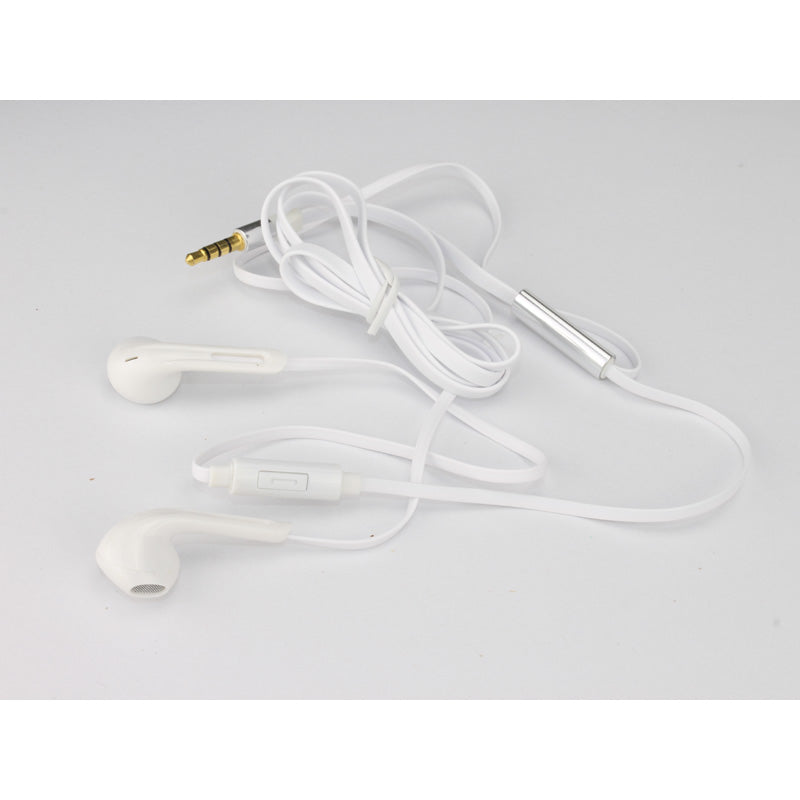 SSDN Mobile, auricolari stereo in-ear Lento con microfono - bianco - 120 cm