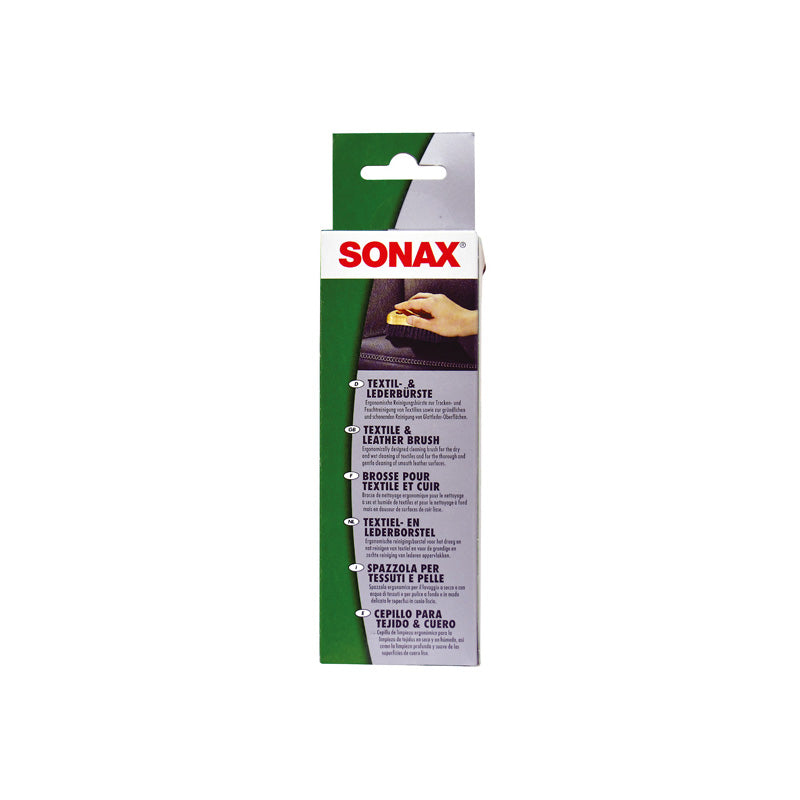 SONAX, szczotka do tkanin i skóry - wytrzymała