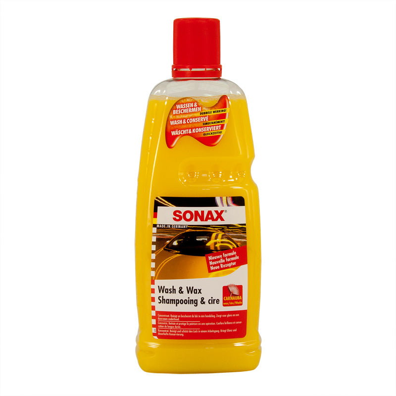 SONAX, szybkie mycie i ochrona woskiem - 1L