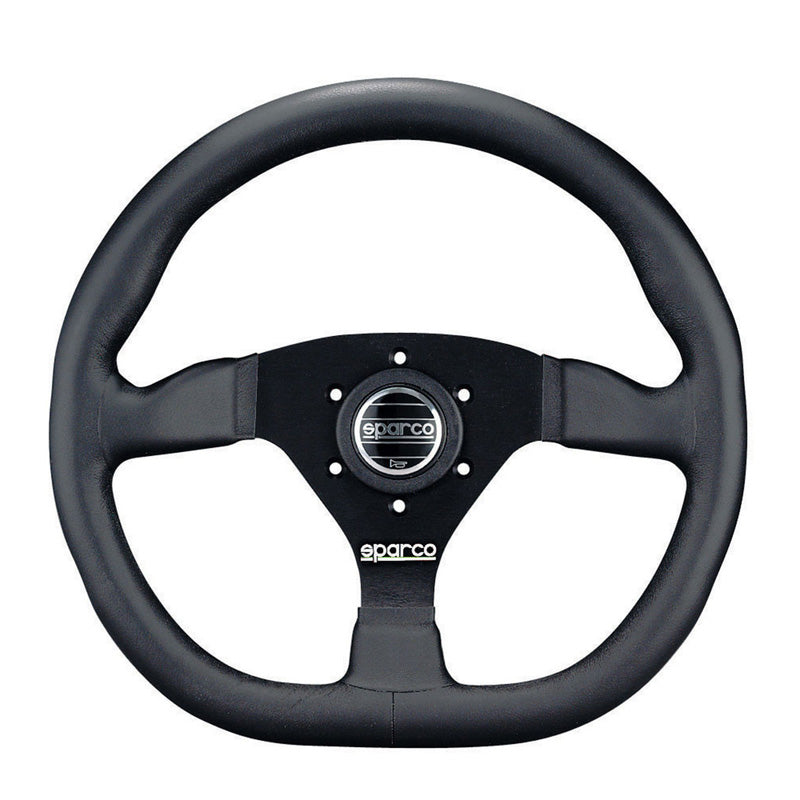 Sparco, Volante deportivo universal L360 - Cuero negro - 330mm