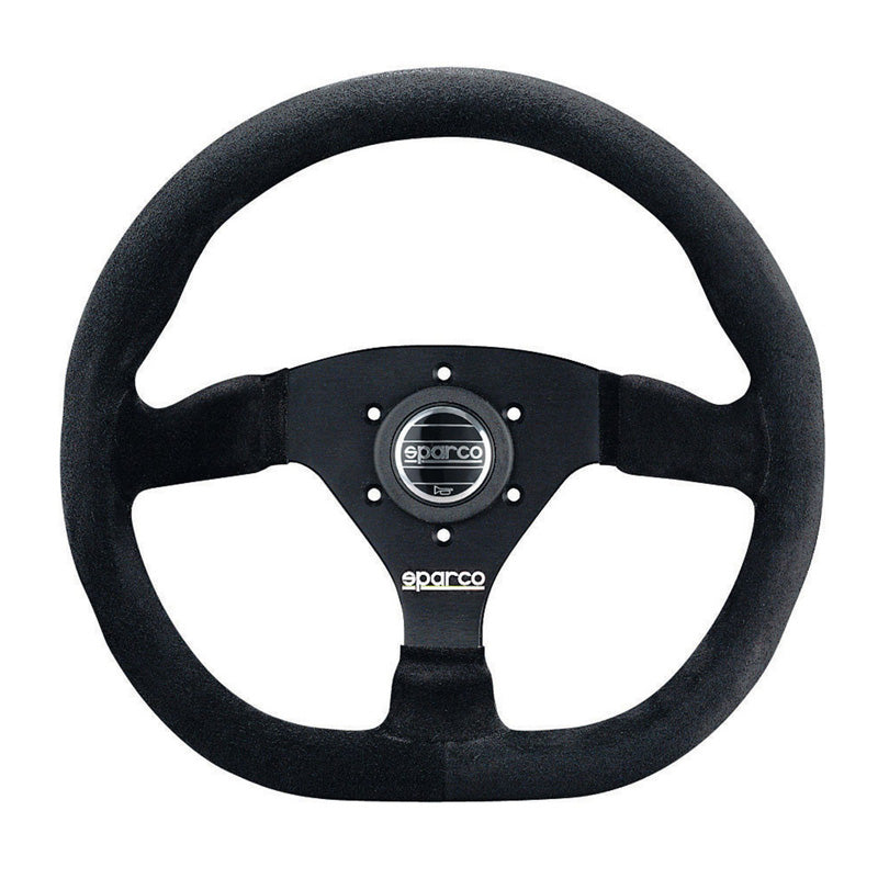 Sparco, Volante deportivo L360 - Suede negro - Diámetro 330mm