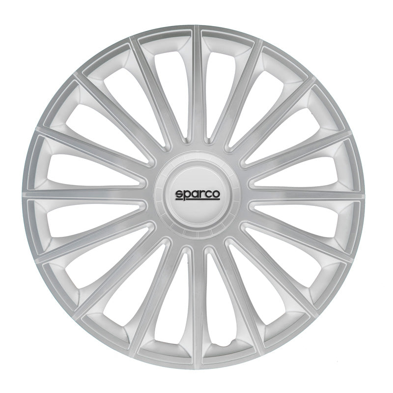 Sparco, Wheel Trims, 4 pcs., Treviso - 14-inch - Silver
