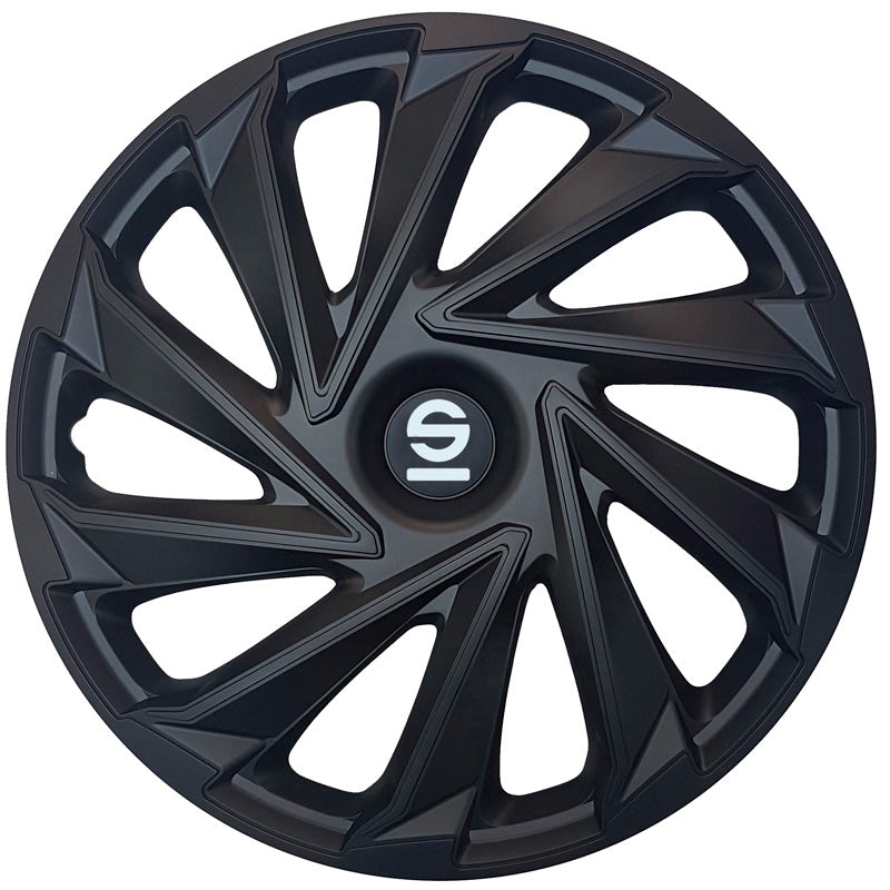 Sparco, Copricerchi, 4 pz., Varese - 15-pollici - Nero