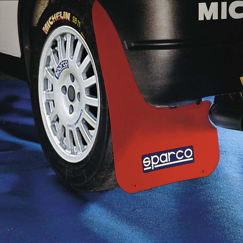 Sparco, paraspruzzi universali - rossi - 28x47cm