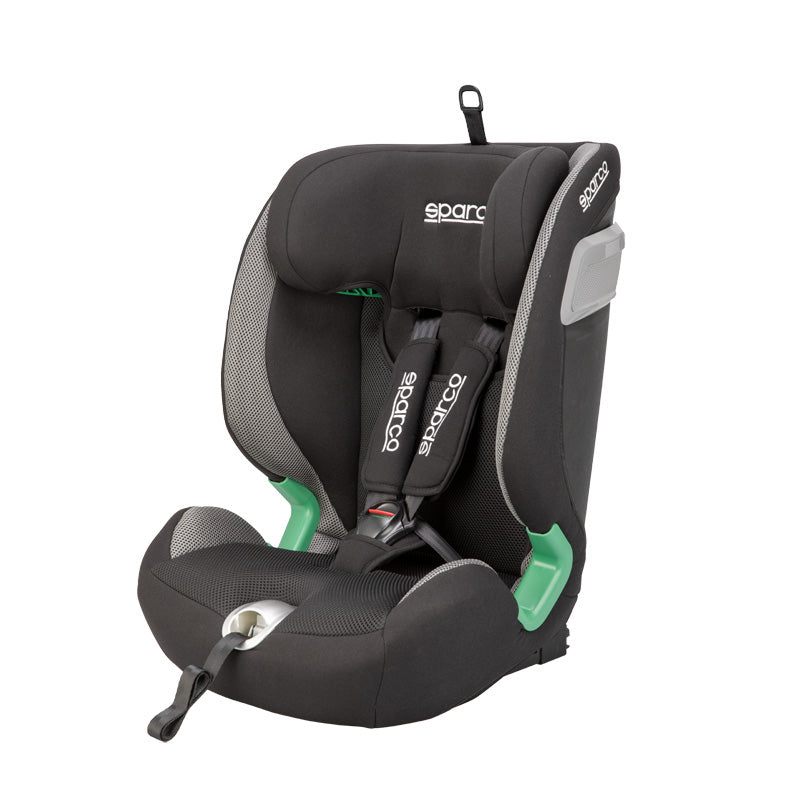 Sparco, seggiolino per bambini SK5000I - Isofix - Sort/Grå - i-Size 76-150cm