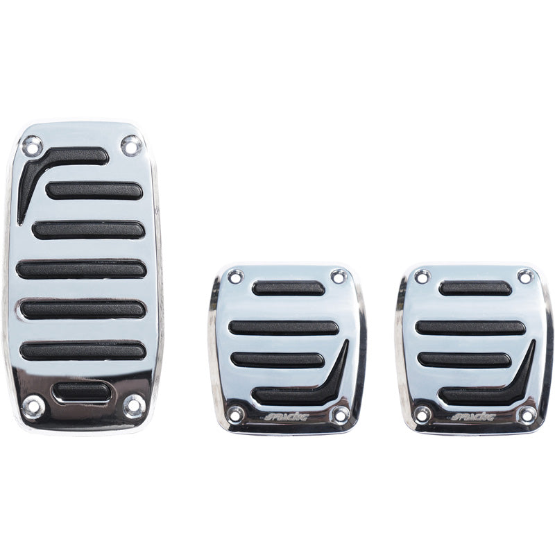 Simoni Racing, set pedali sportivi Joker Smile - Cromo + antiscivolo - Manuale