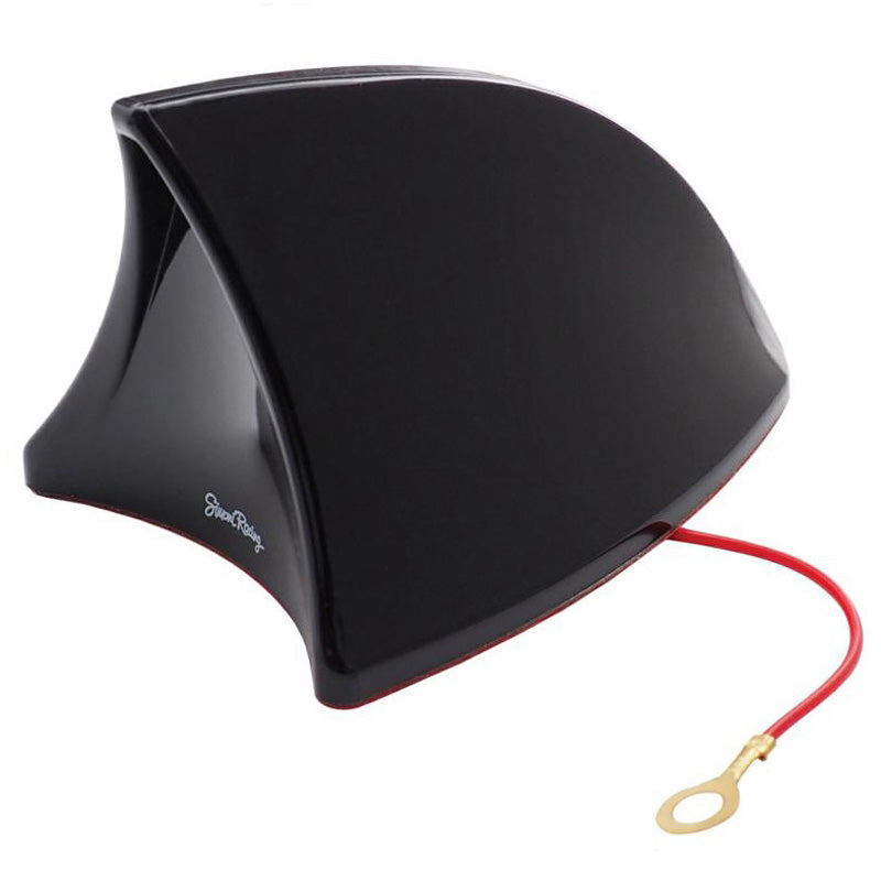 Simoni Racing, anténa žraločí ploutev - černá - 105mm x 77mm