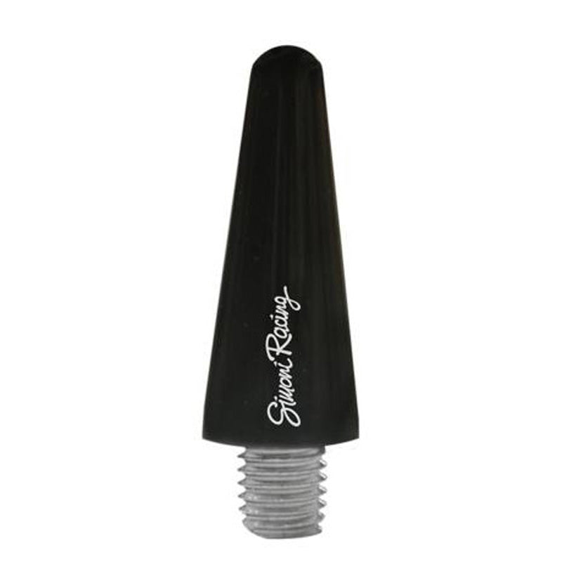 Simoni Racing, Puntale antenna in alluminio - Nero - 3cm - Montaggio universale