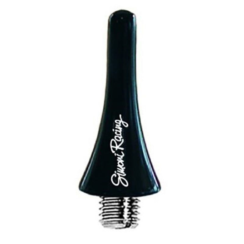 Simoni Racing, antenna mini in alluminio - nero - 3cm