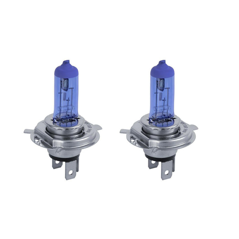 Simoni Racing, Lampadine alogene 'Blue Ice Racing' H19 - 4200K - 12V/60-55W - Set di 2 pz. ECE-R37