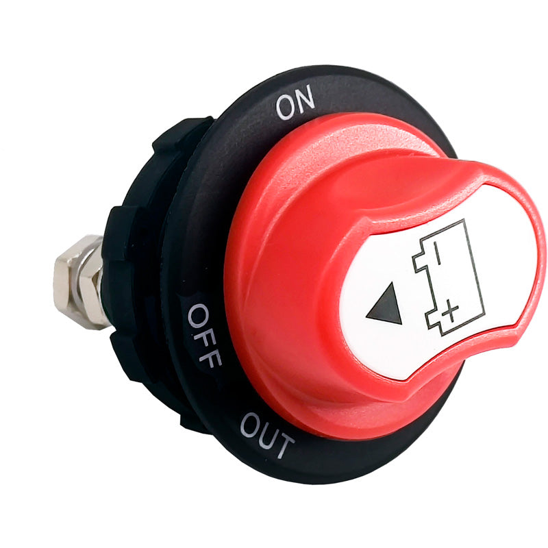 Simoni Racing, vypínač, červená, 12-32V/100Amp