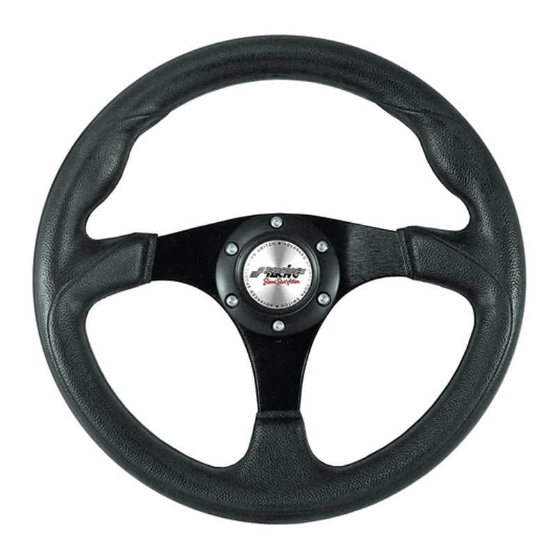 Simoni Racing, Volante deportivo, Barchetta Evo - Black PU - Diámetro 320mm