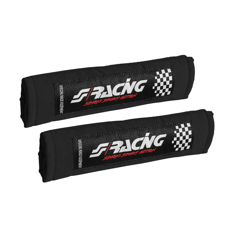 Simoni Racing, Seat Belt Comfort Pads - Black - 2 pcs.