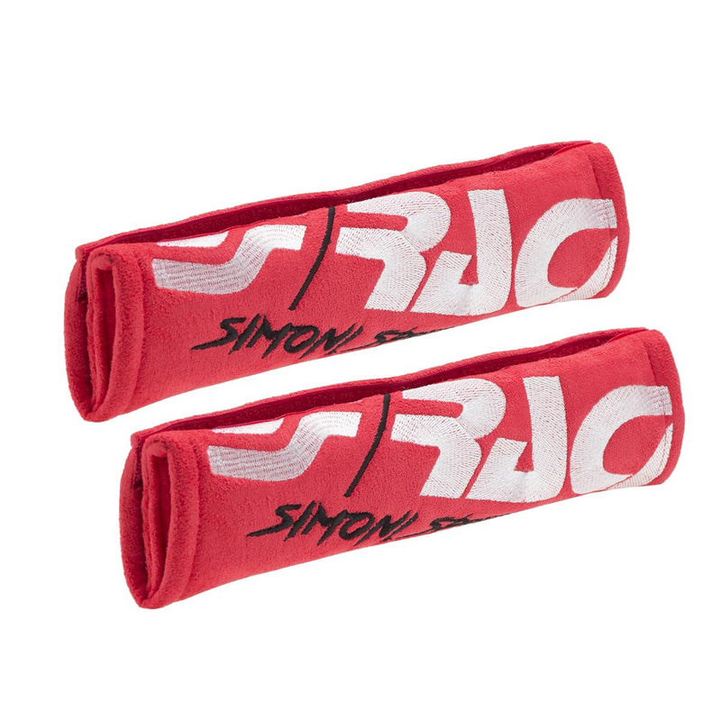Simoni Racing, Seat Belt Pads - Red - 2 pcs.