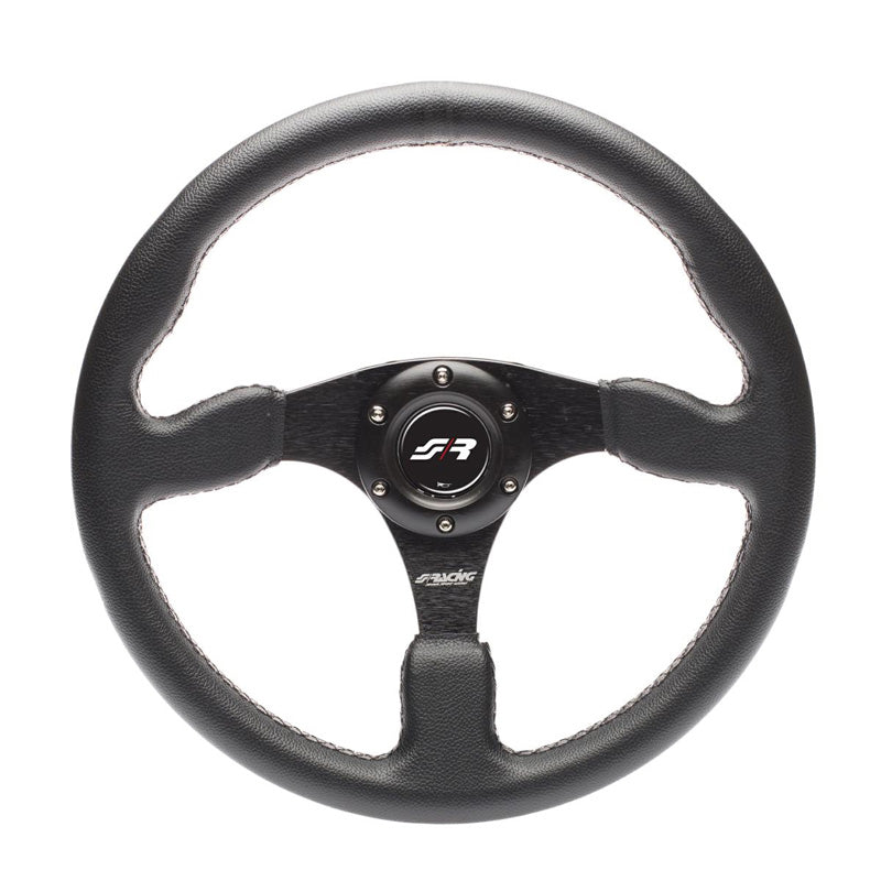 Simoni Racing, Volante deportivo, Defender - Ecopiel negra - Diámetro 350mm