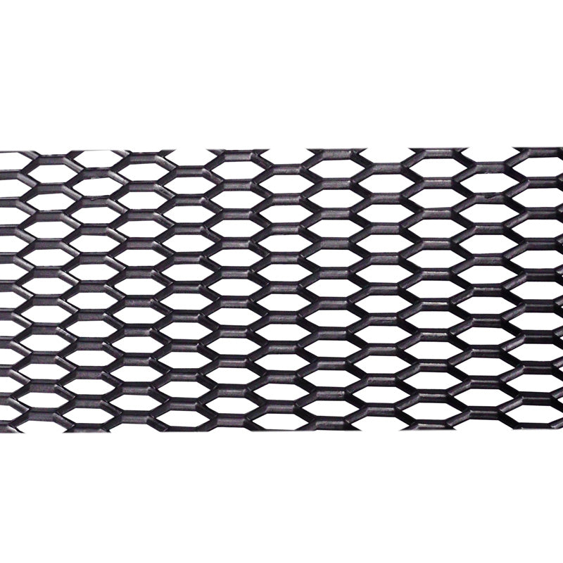 Simoni Racing, syntetyczna siatka do grilla, czarna, uniwersalna, 120 x 40 cm, HEX 22x8 mm