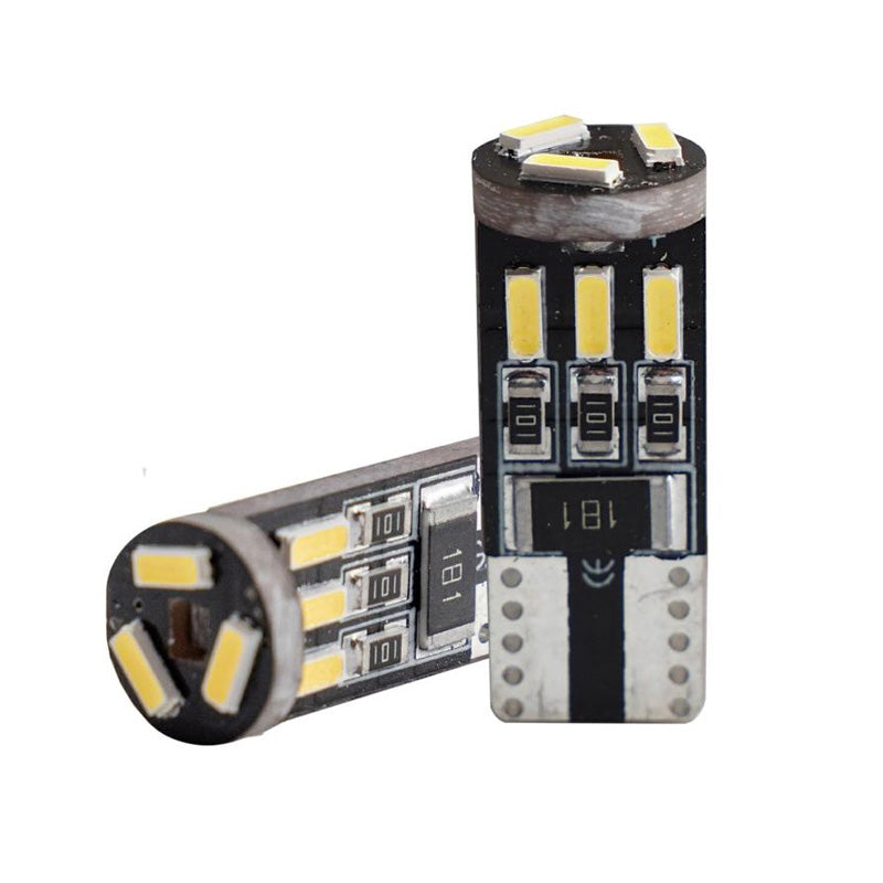 Simoni Racing, 8-LED T10 ultrabiałe światło - 3W - zestaw 2 szt.